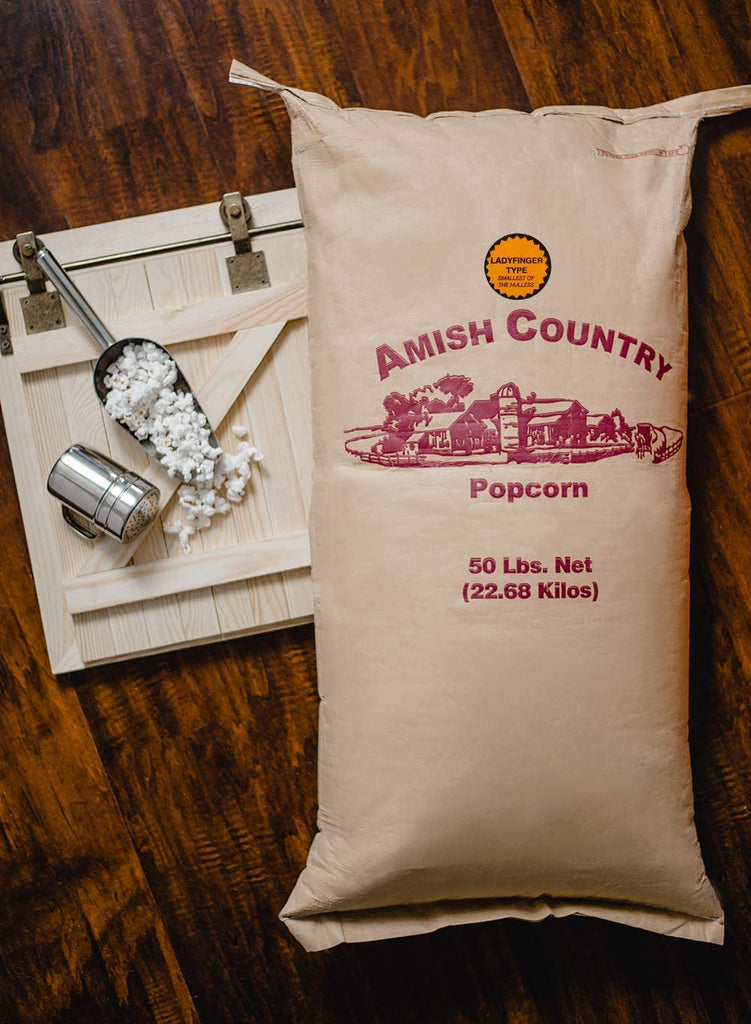 Amish Country Popcorn Ladyfinger Popcorn 50lb