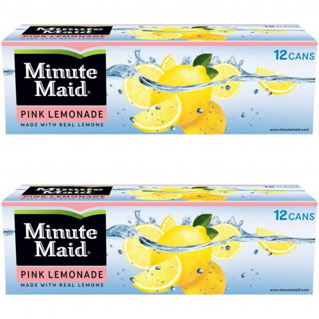 Minute Maid Pink Lemonade Soda 24 Pack Cans