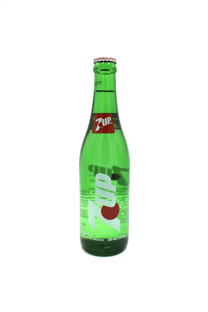 7 UP Mexican Glass Bottle - 12 fl. oz. 12 Pack