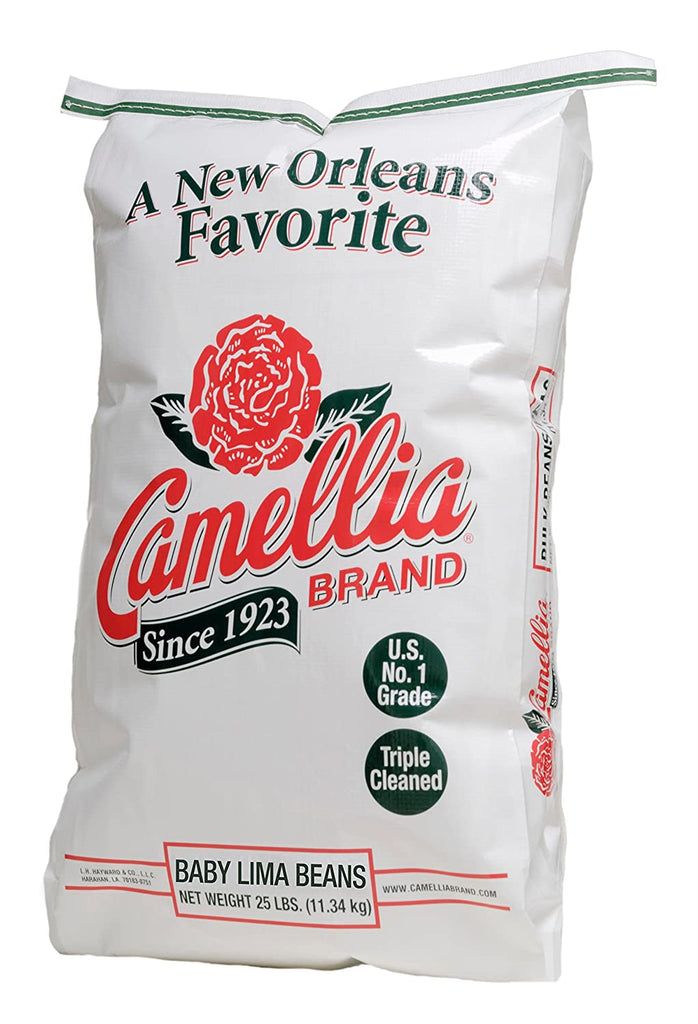 Camellia Brand Dry Baby Lima Beans, 25 Pound Bag