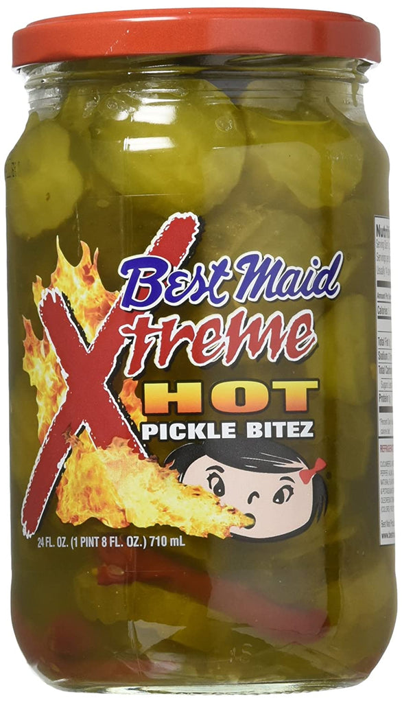 Best Maid Xtreme Hot Pickle Bitez - 24 oz - 4 Pack