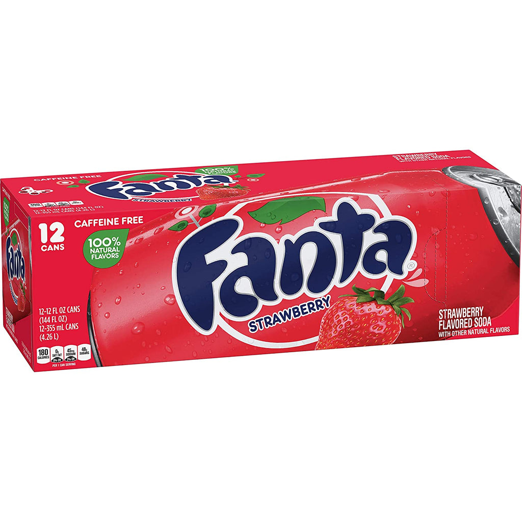 Fanta Strawberry - Soda 12PK