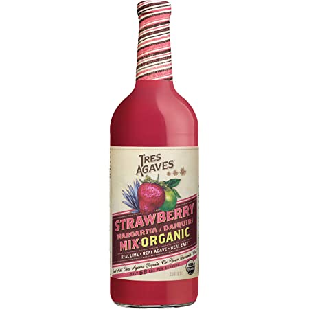 Tres Agave Organic Strawberry Margarita Mixer 33.8 oz