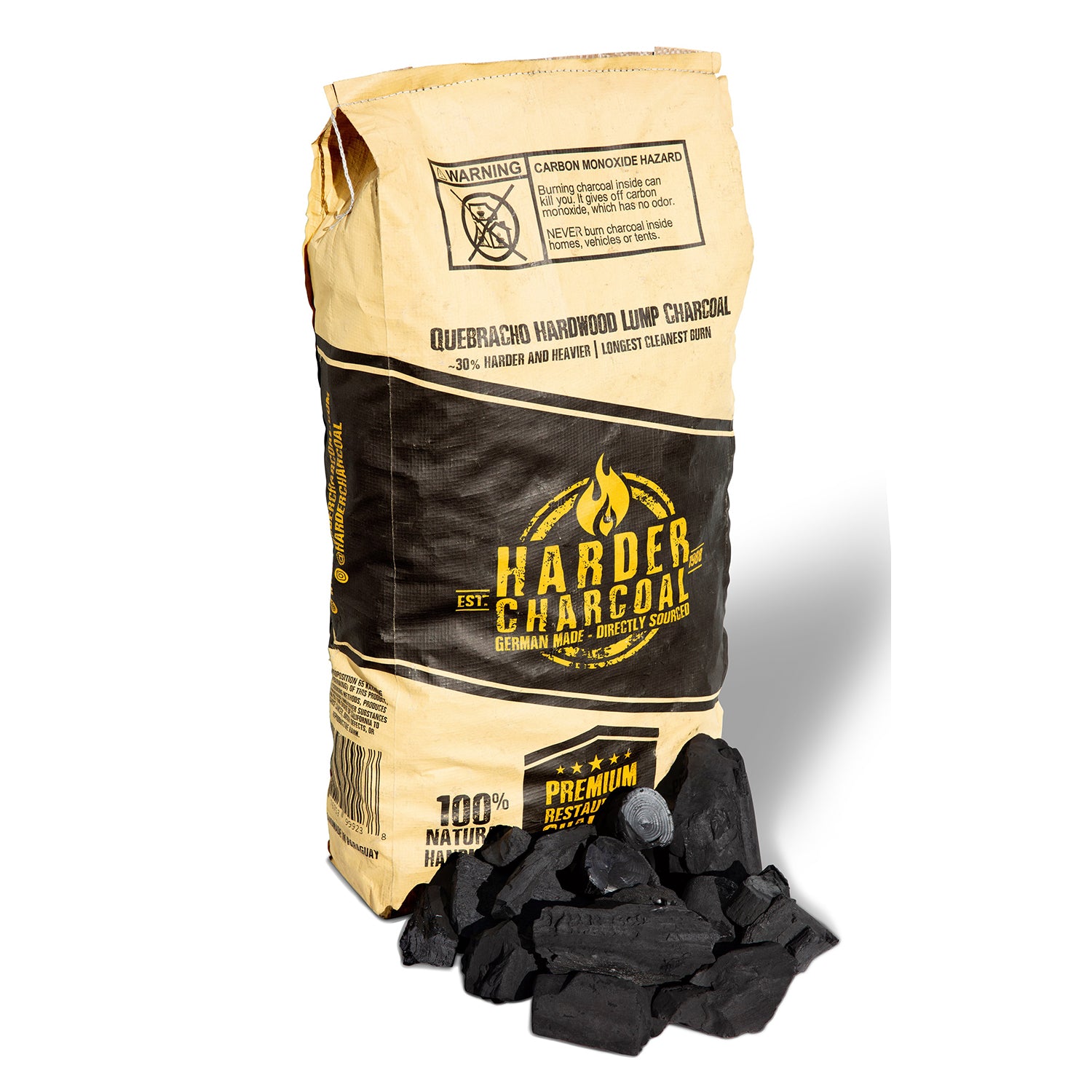 Kebroak KHWC40LB 40-Pound Hardwood Lump Charcoal Bag