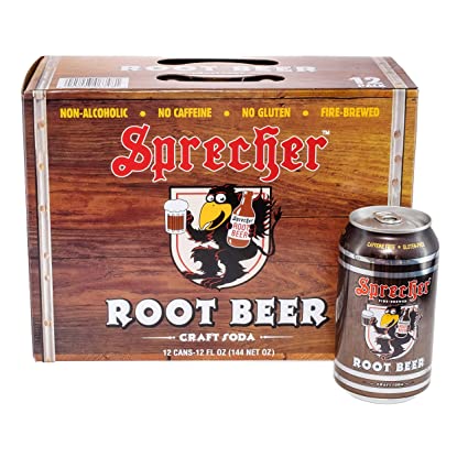 Sprecher Root Beer 12 Pack 12 oz Cans