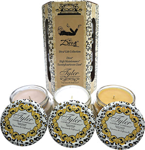Tyler Diva Gift Set - 3 Candles
