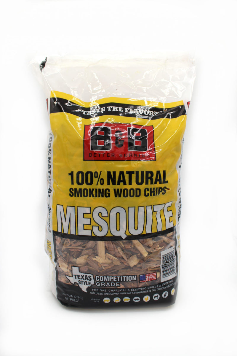 B & B Mesquite Smoking Wood Chips 180 cu. in. Louisiana Pantry