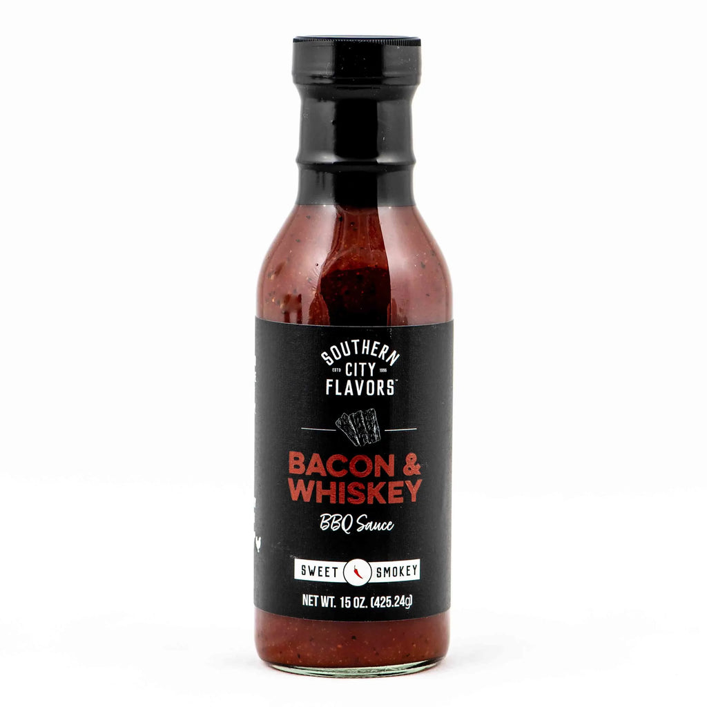 Southern City Flavors - Bacon & Whiskey BBQ sauce 15oz
