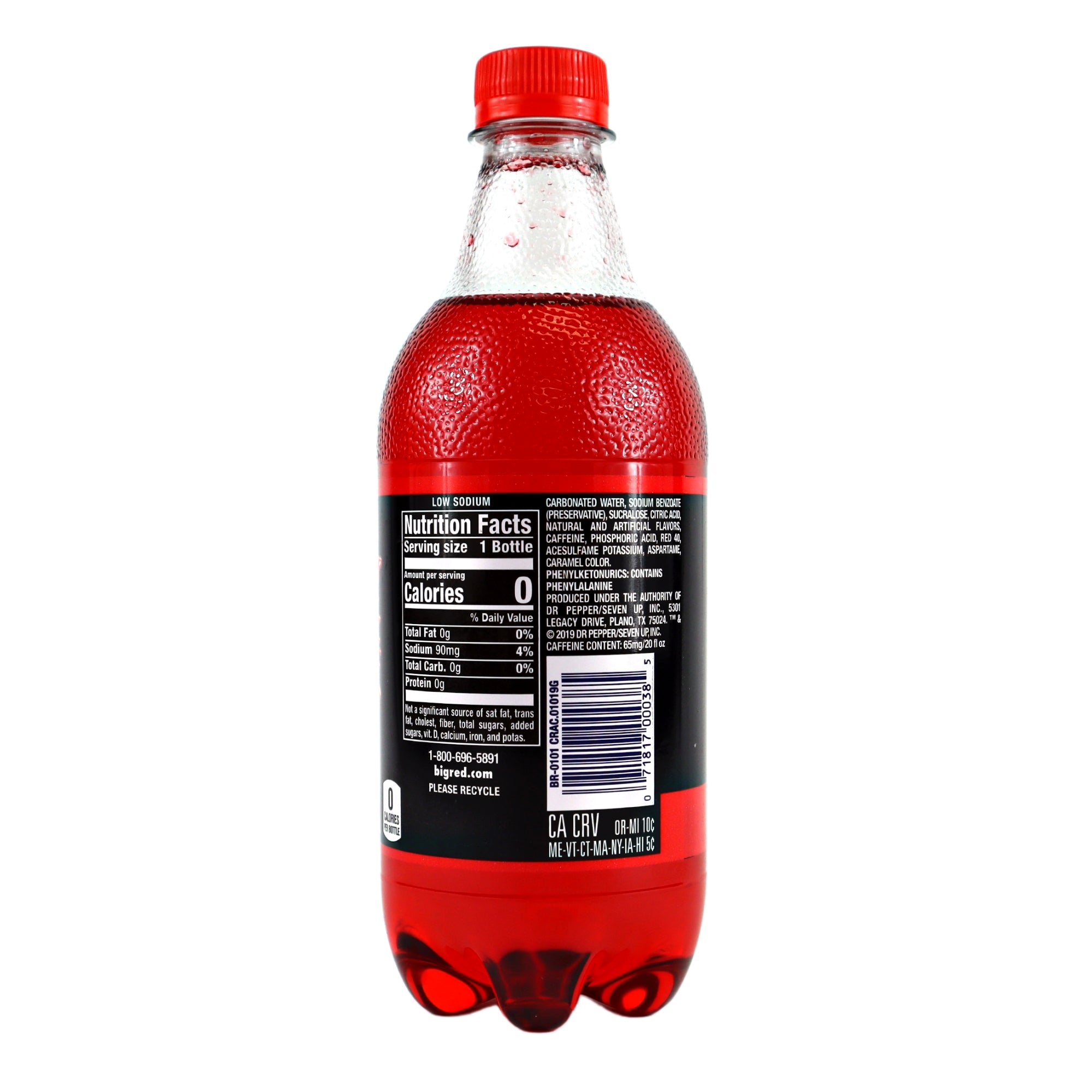 Big Red Zero Sugar Soda 24 Pack 20 oz Bottle – Louisiana Pantry