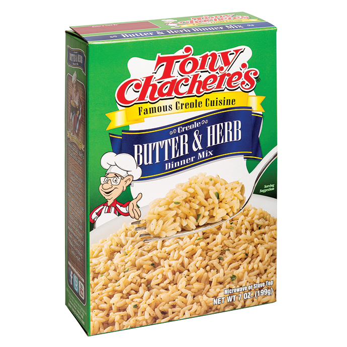 Tony Chachere's Creole Butter & Herb Rice Dinner Mix 7 oz