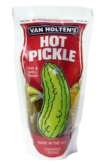 Van Holten's Pickle in a Pouch - Large Hot