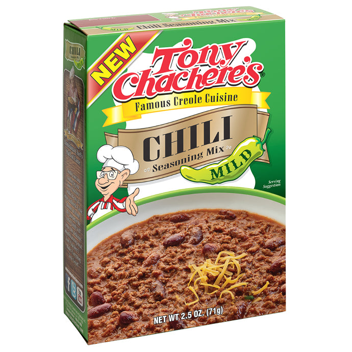 Tony Chachere's Mild Chili Mix 2.5oz