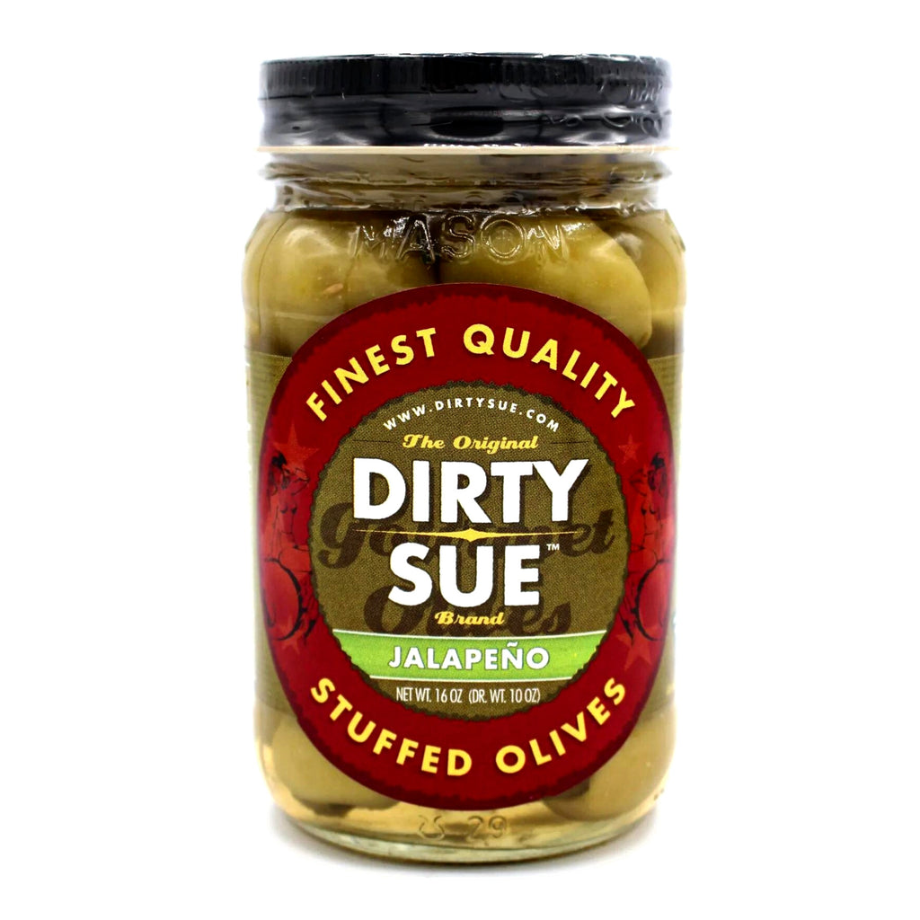 Dirty Sue - Jalapeno Olives - 16 oz