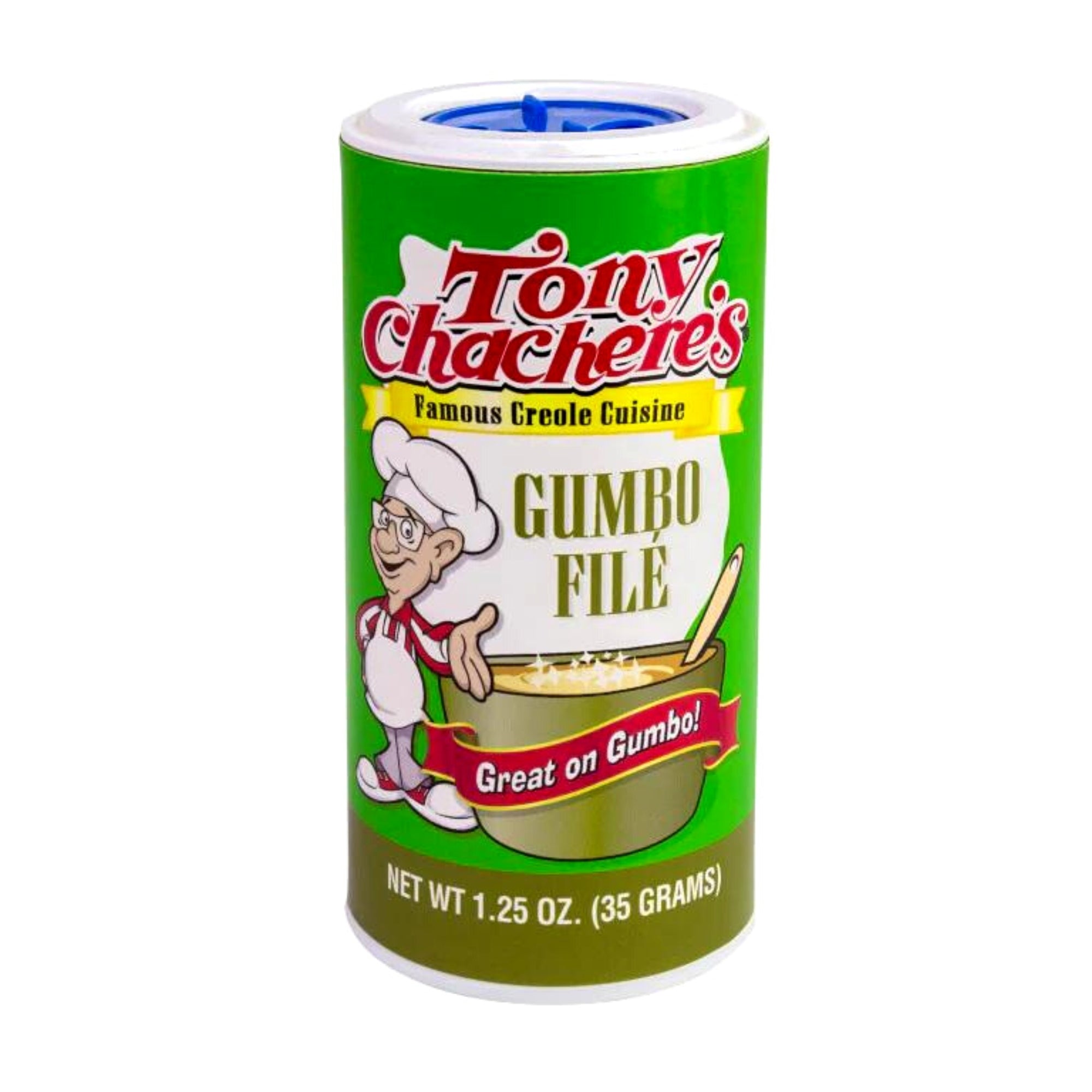Jumbo File Tony Chachere's Gumbo File 1.25oz – Louisiana Pantry