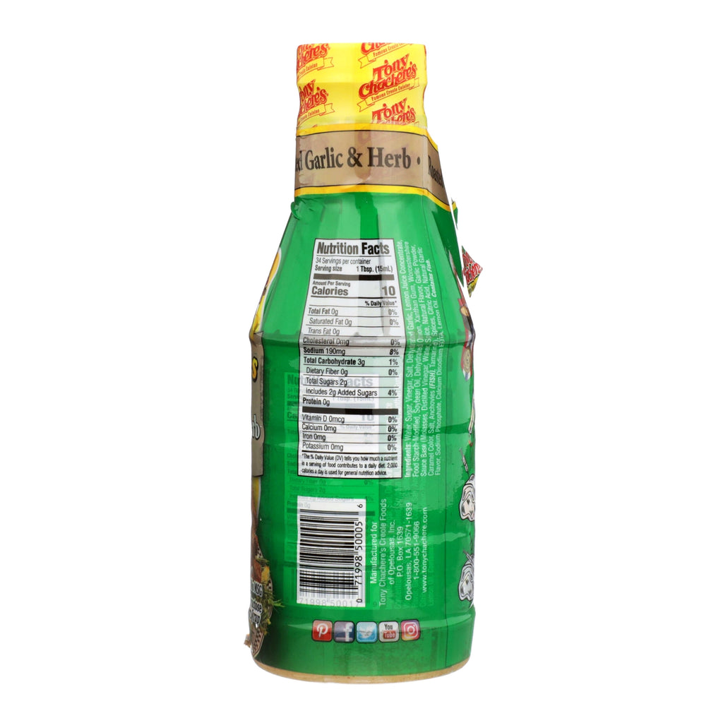 Roasted Garlic Injection Tony Chachere's Roasted Garlic & Herb with Injector 17 oz – Louisiana ...