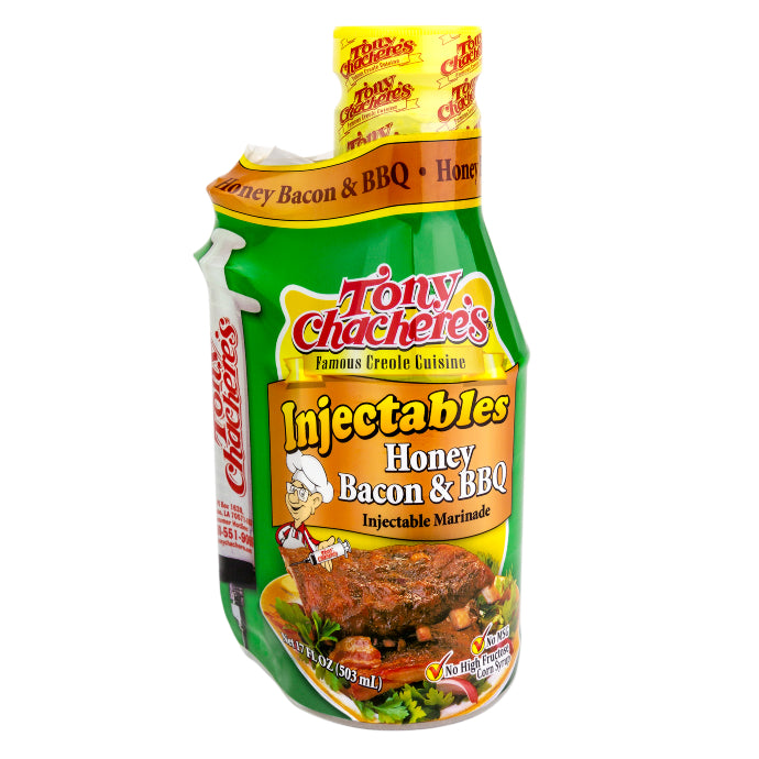 Tony Chachere's Honey Bacon BBQ with Injector 17 oz – Louisiana Pantry