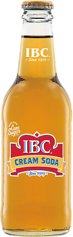 IBC Cream Soda With Sugar Glass Bottle - 12 Pack