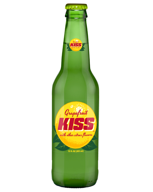 Kiss Grapefruit Soda - 12 Pack