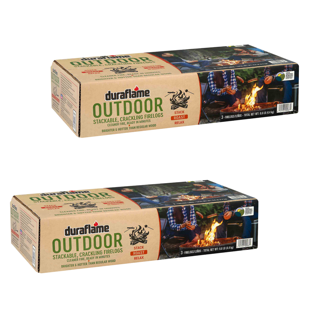 Duraflame Outdoor 2x3.2lb 00287 Pack of 2