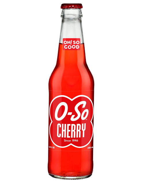 O-So Cherry Soda - 12 Pack
