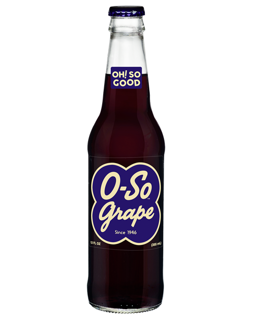 O-So Grape Soda - 12 Pack