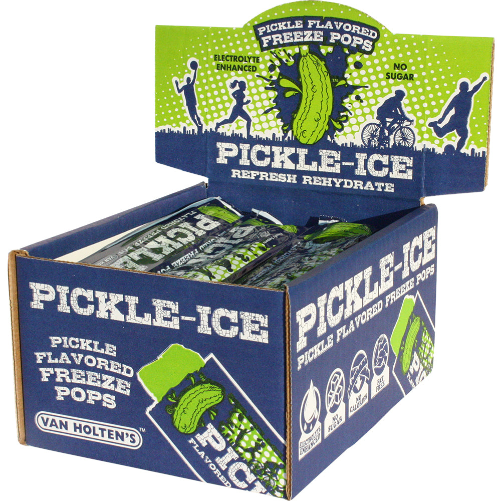 48pk Pickle Ice Freeze Pops | Van Holten's | Louisiana Pantry
