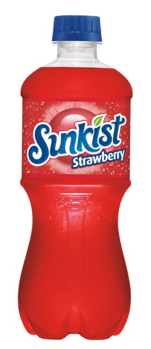 Sunkist Strawberry 20 oz Bottles 24 Pack