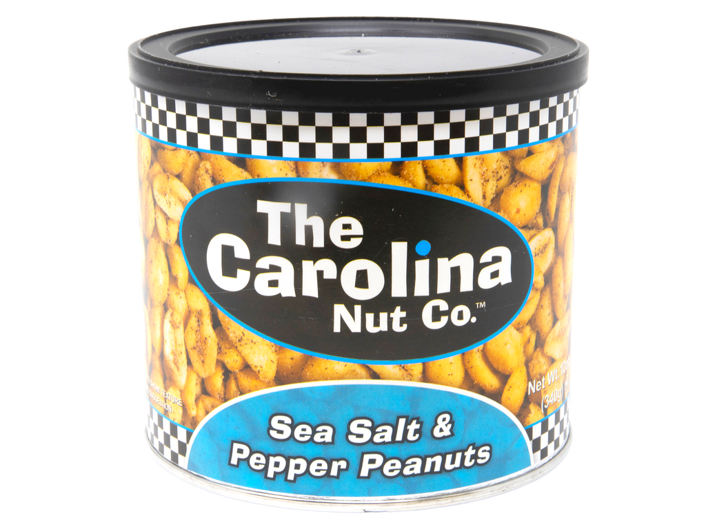 Carolina Nut Sea Salt & Pepper Peanuts 12oz