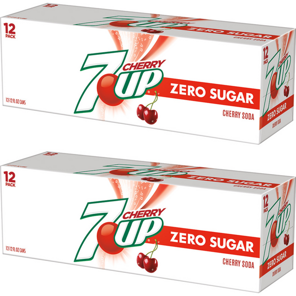 7UP Cherry Zero Sugar 12oz Cans (24 pack) – Louisiana Pantry