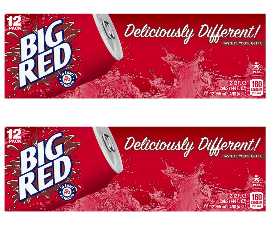 Big Red Soda 24 Pack 12 oz Cans