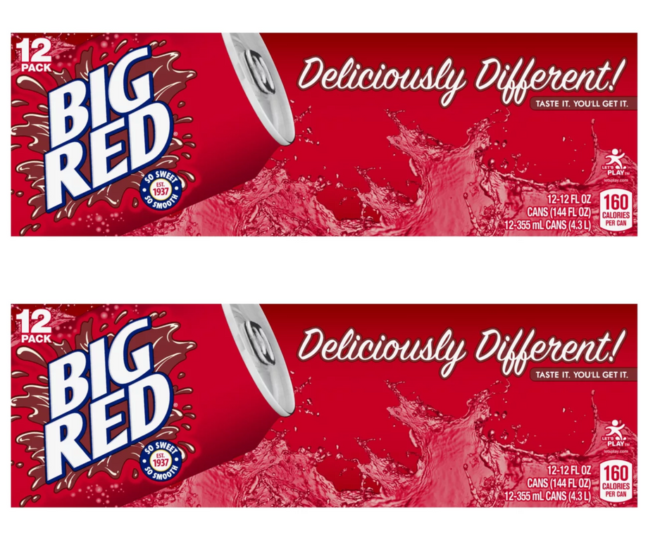 Big Red Soda 12 oz Cans