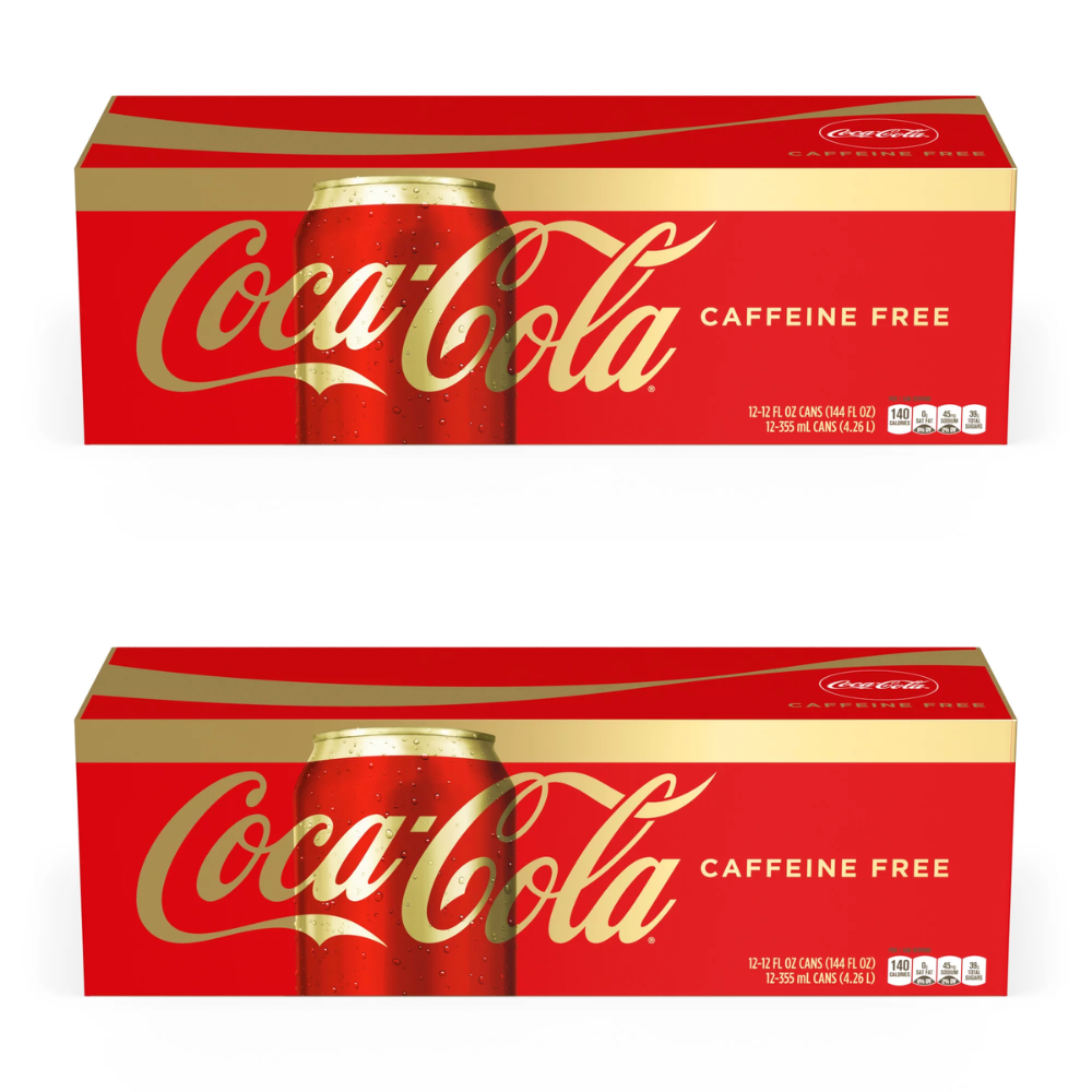 Coca-Cola Caffeine-Free 12 oz Cans 24 Pack