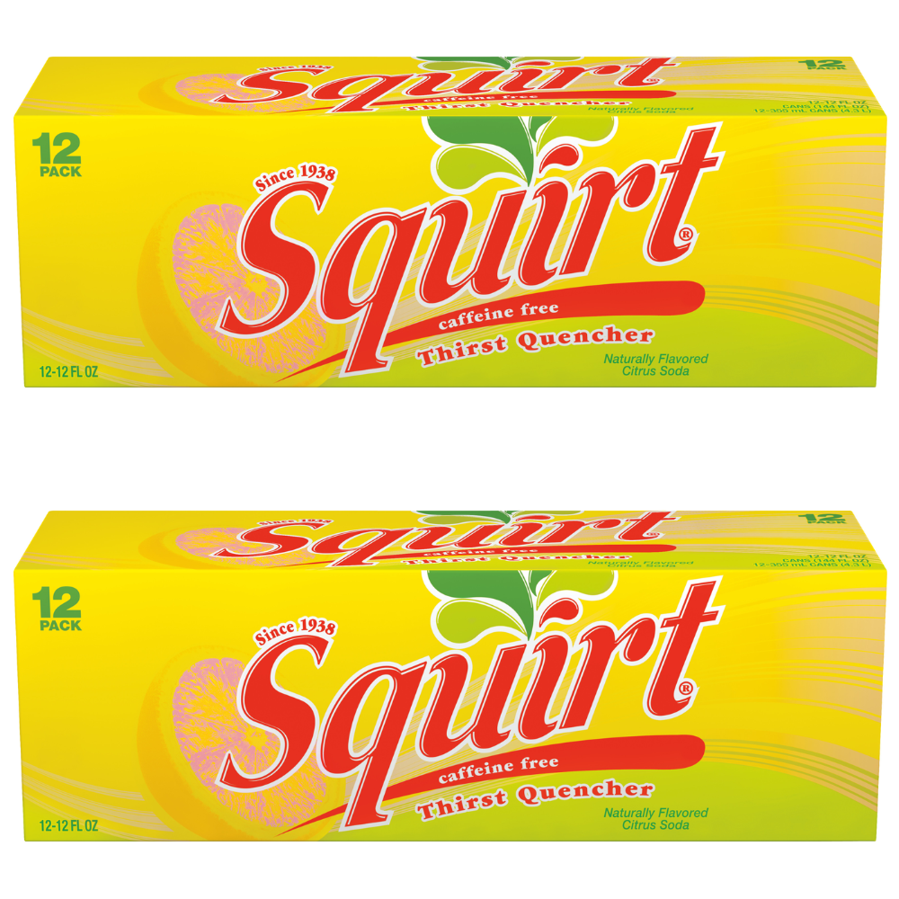 Squirt Citrus Soda 24 Pack 12 oz Cans