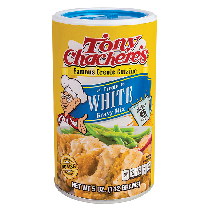 Tony Chachere's Instant White Gravy Mix 5 oz Can