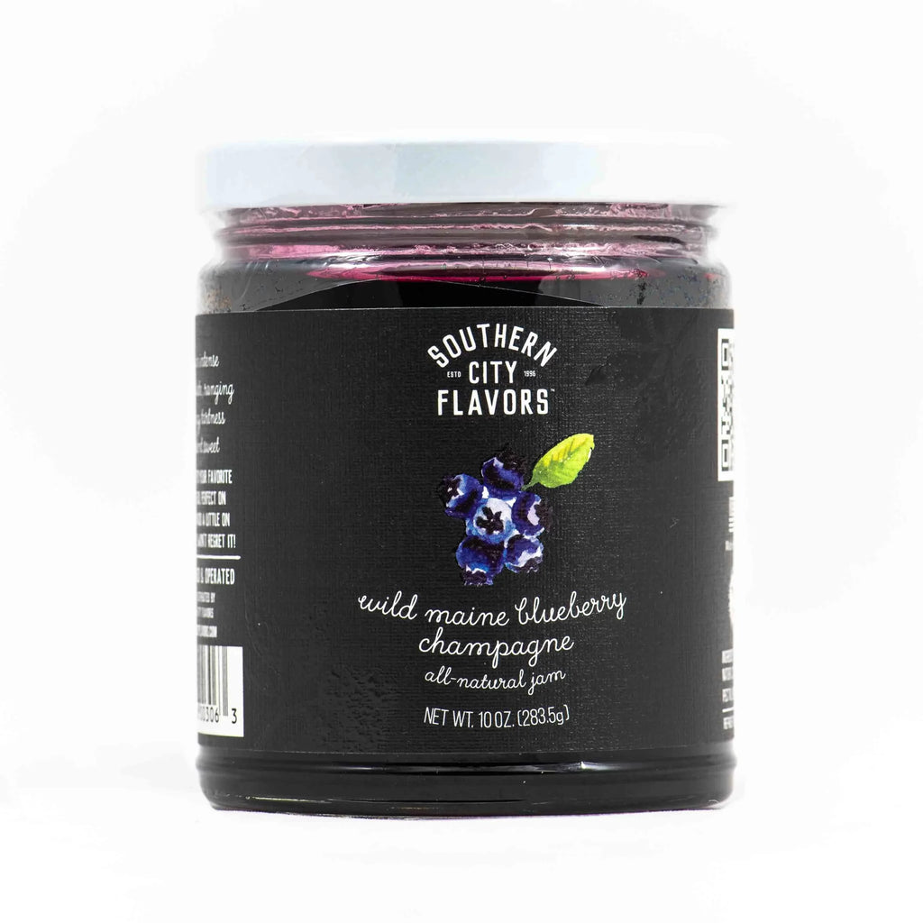 Southern City Flavors - Wild Maine Blueberry Champagne Jam 10oz