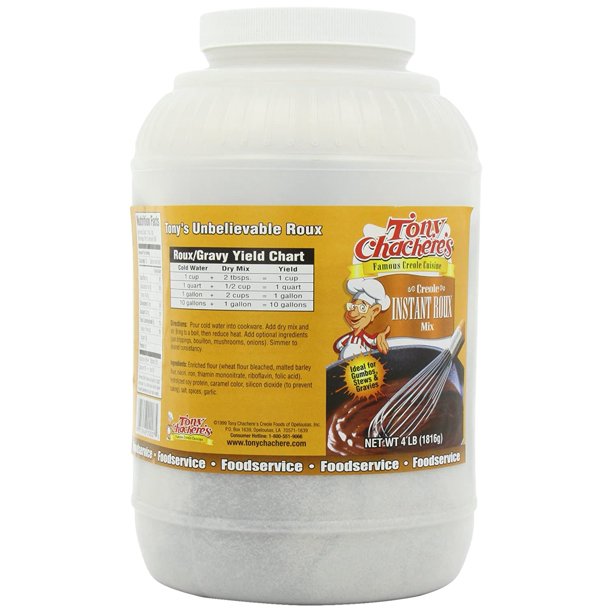 Tony Chachere's Instant Creole Roux Mix 4 lb Bulk – Louisiana Pantry