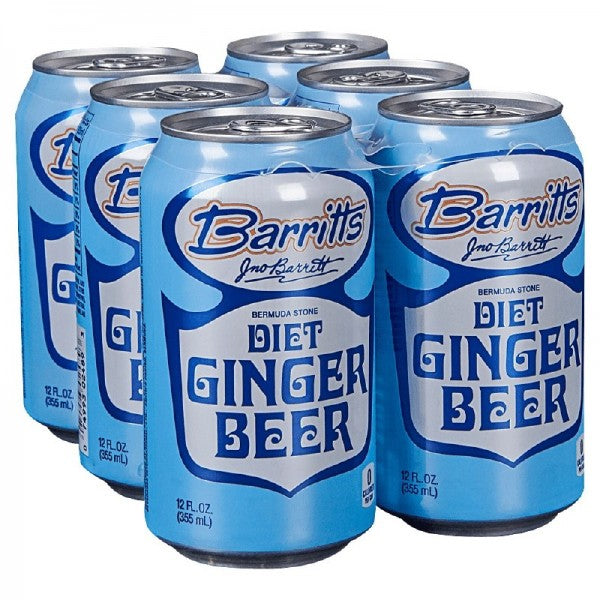Barritt's Diet Ginger Beer - 24 Pack 12oz Cans