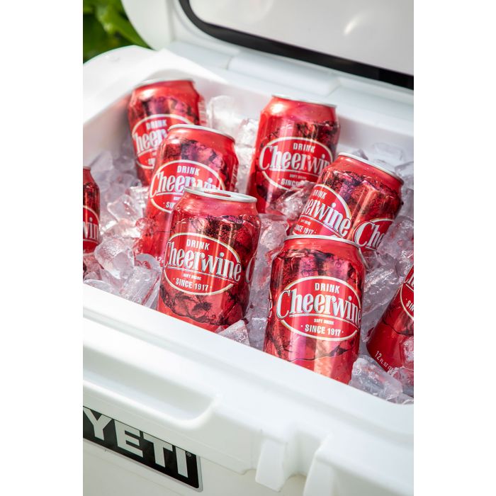 Cheerwine Cherry Soda 12 oz Cans - 24 Pack