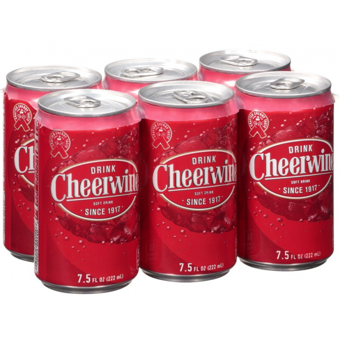 Cheerwine Cherry Soda 7.5 oz Mini - 24 Pack