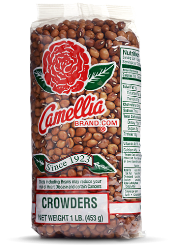 Camellia Beans Crowder Peas 1 lb