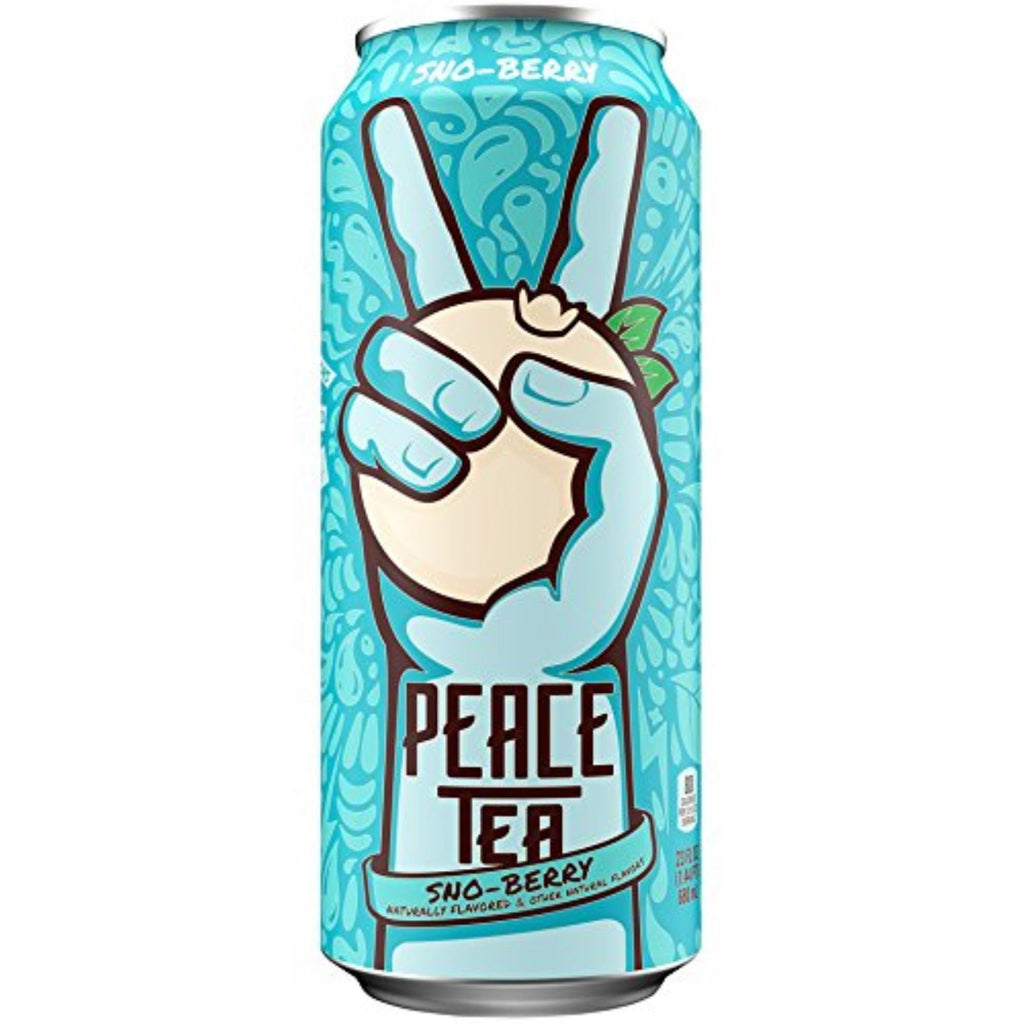 Peace Tea Sno Berry 23 oz Cans - 12 Pack