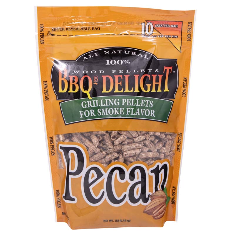 BBQer's Delight 1 lb Pecan Wood Pellet Grill Fuel