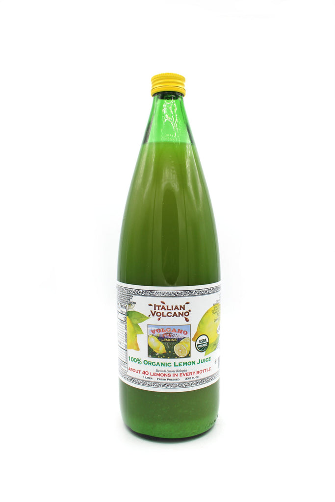 Organic Italian Volcano Lemon Juice, 33.8 oz