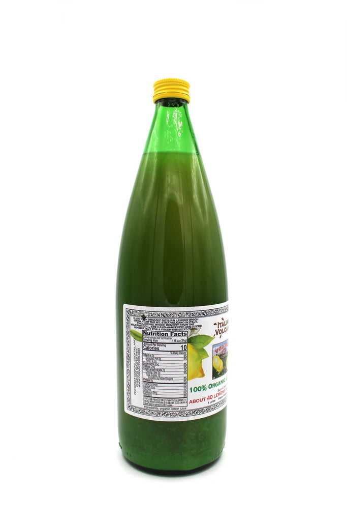 Organic Italian Volcano Lemon Juice, 33.8 oz