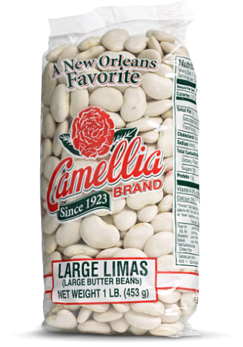 Camellia Beans Large Lima Beans 1 lb.