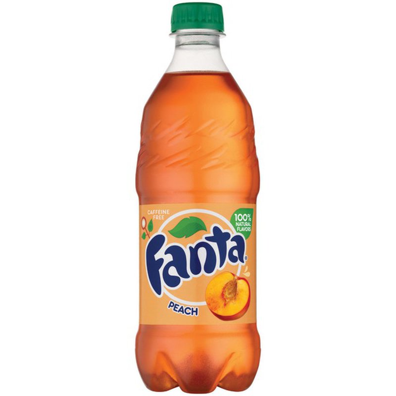 Fanta Peach 20oz Bottles 24 Pack