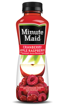 Minute Maid Cranberry Apple Raspberry Juice 12 oz - Pack of 24