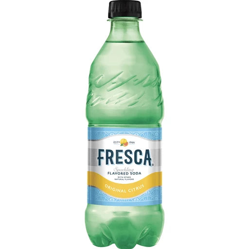 Fresca Original Citrus Soda, 16.9 Ounce Bottles 24 Pack