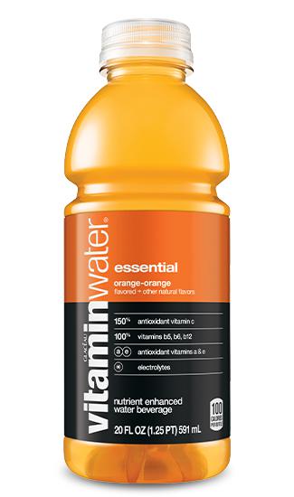 Vitamin Water, Essential, 20-Ounce Bottles (Pack of 12)