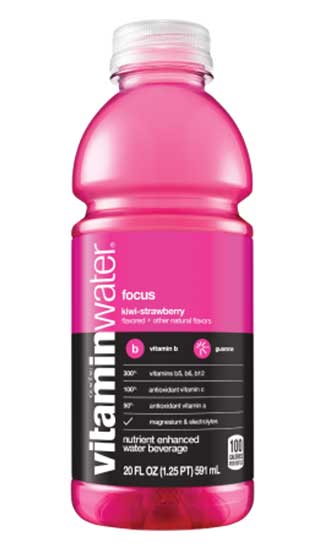 Vitamin Water, Focus, 20-Ounce Bottles (Pack of 12)